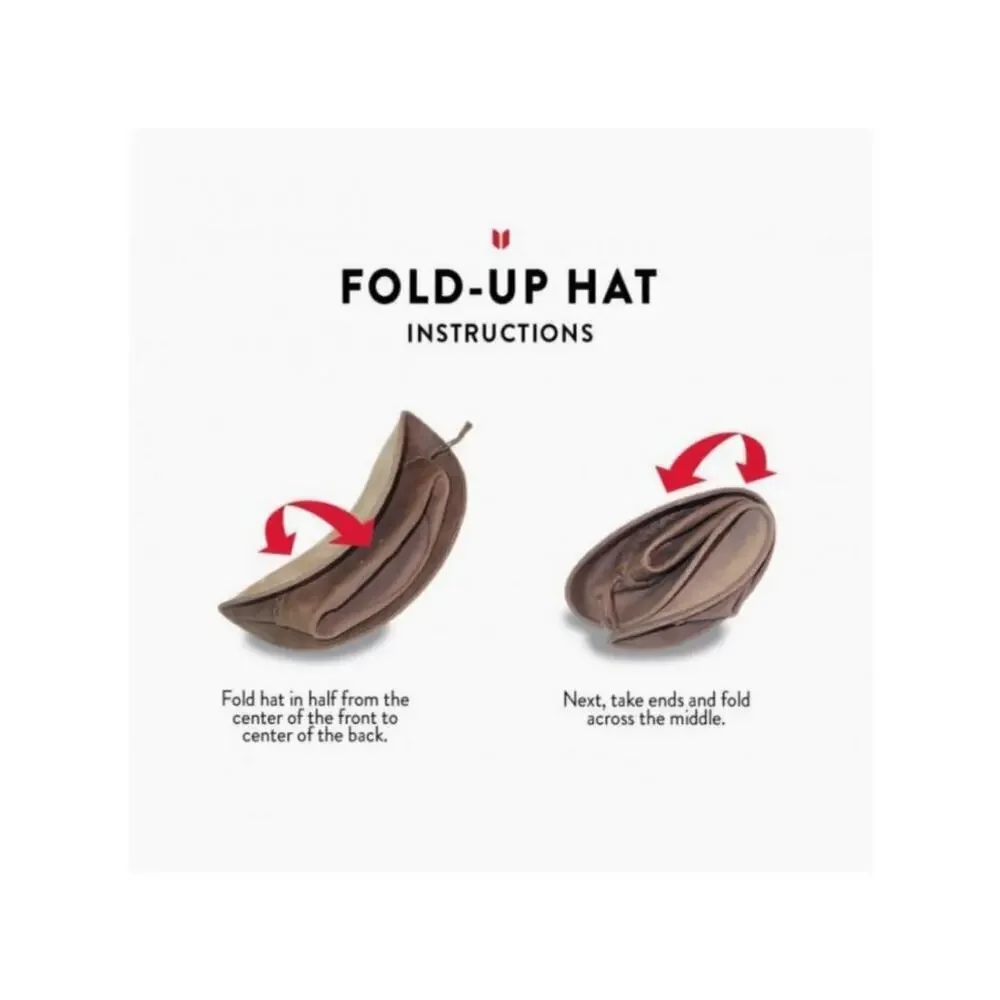 Minnetonka Unisex Brown The Fold Up Hat / Size- Large